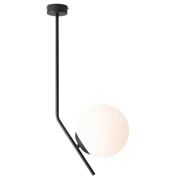 Salonowa LAMPA sufitowa GALLIA 1095PL_G1 Aldex kula szklana biała