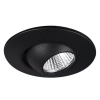 Regulowana lampa sufitowa Fine H0105 okrągła do salonu czarny