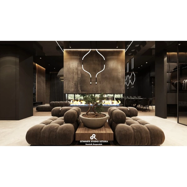 Designerska lampa wisząca ALHA 9052 Shilo LED 36W 3000K czarna