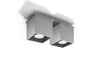 Downlight LAMPA sufitowa SL.0064 metalowa OPRAWA kostki szare