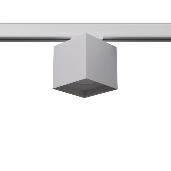Trzyfazowa lampa sufitowa z żarówką HATI MYL.00297 kostka biały