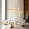 Lampa wisząca glamour Liberty MSE1501100190 Moosee LED 105W 3000K złota