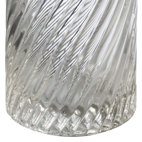 Stołowa lampa do salonu Claro ST-8895T LED 5W 3000K szkło mosiądz przezroczysta