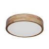 Okrągły plafon Norton PLF-73827-3KS4KS65K-WO Italux LED 24W 3000-6500K drewniany biały