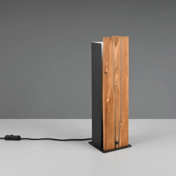 Nocna lampka do sypialni KARUNI 563300130 Trio z włącznikiem brązowy