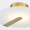 Sufitowa lampa szklana Nuvola QN-NUVOLA-F-S-BG LED 14W 3000K złota biała