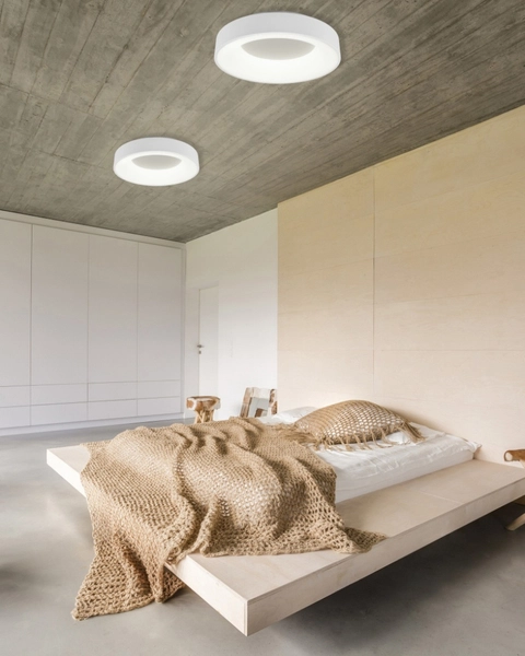 Plafon LAMPA sufitowa GIRONA 671210131 Trio okrągła OPRAWA metalowa LED 27W 3000K ściemnialna biała