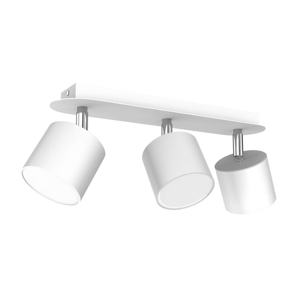 Sufitowa lampa z regulacją Dixie loftowa do holu biała