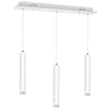 LAMPA wisząca ALBA ML189 Milagro metalowa OPRAWA zwis LED 15W 4000K listwa kaskada tuby sople białe