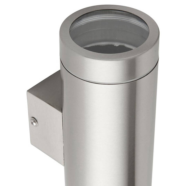 Kinkiet ścienny do salonu Palin XL 98437 metalowy tubka IP44 srebrna