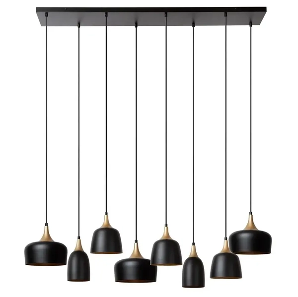 Industrialna lampa wisząca CHAYANNE 05446/08/30 nad stół czarny złoty