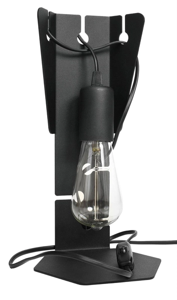 Sypialniana lampa nocna SL.0880 stojąca nowoczesna czarna