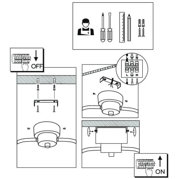 Jadalniana lampa wisząca Mahaka 5176 Shilo hampton biały