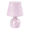 Dziecięca lampa stołowa Ingrid 74078 do sypialni ceramika różowy