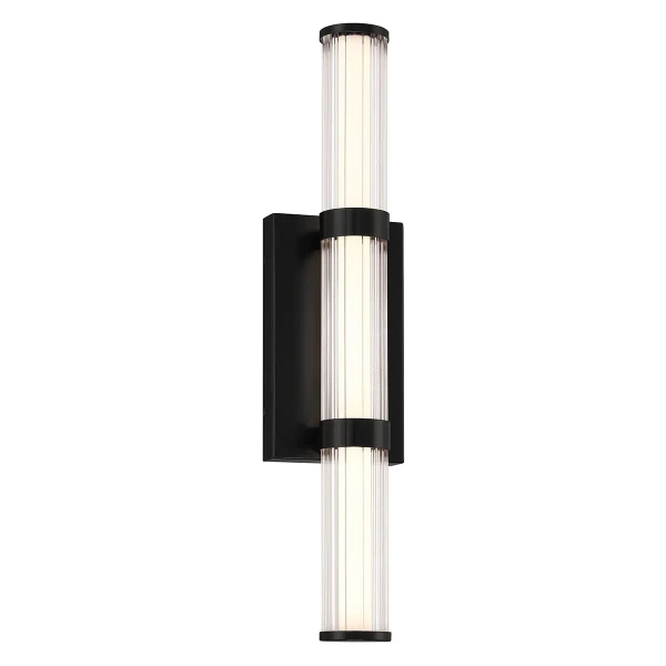 Lampa przyścienna Fayton QN-FAYTON-M-BK LED 21,6W 3000K IP44 tuba czarny