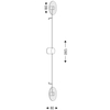 LAMPA ścienna FURANO 8492 Shilo loftowa OPRAWA metalowy kinkiet LED 12W 4000K pręty amadeo białe