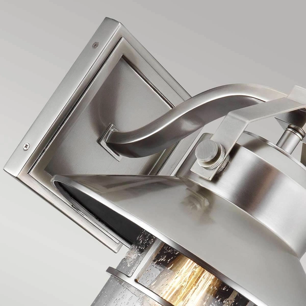 Latarnia naścienna FE-BOYNTON2-L Feiss IP44 ogrodowa kapelusz srebrny