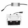 Podtynkowa lampa z zasilaczem i modułem LED Modular H180.02 + HM180 2L + HT180 6W ON/OFF Maxlight LED 6W 3000K czarna biała