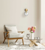 Lampa ścienna Arette LP-133/1W szklana kula ball złota
