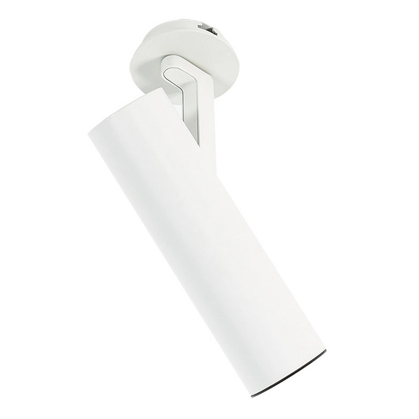 Regulowana LAMPA sufitowa BOCCA SL74055/18W 3000K WH+BL Italux metalowa OPRAWA spot LED 18W tuba biała