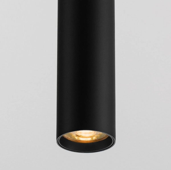 Zwisająca lampa do jadalni NAZCA LE44349 tubka rurka podłużna czarna