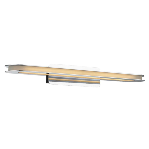 Kinkiet LAMPA ścienna SCARLETT MB1279L Italux metalowa OPRAWA galeryjka LED 12W 3000K listwa chrom