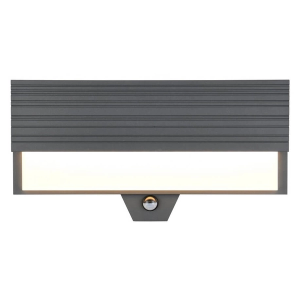 Kinkiet z czujnikiem ruchu Mariza 247069142 LED 13W 3000K IP44 antracyt