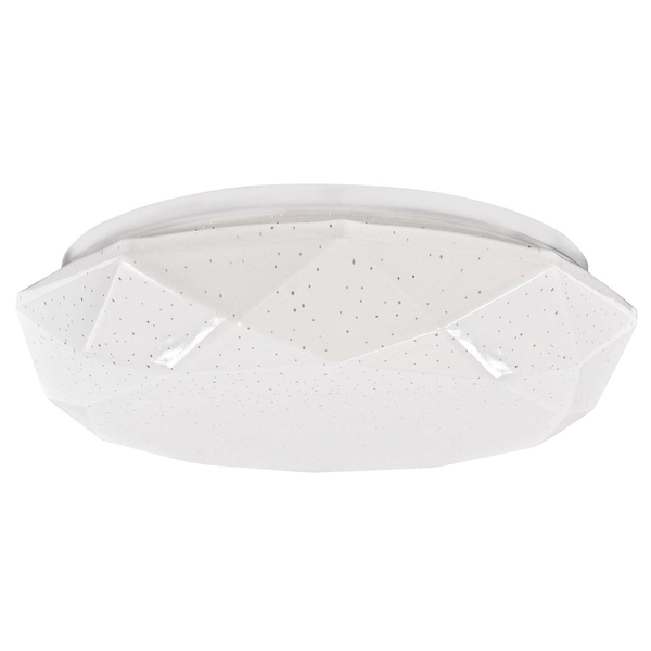 Plafon LAMPA sufitowa GALAXY 308535 Polux natynkowa OPRAWA geometryczna LED 17W 4000K z efektem gwiazd IP44 biała