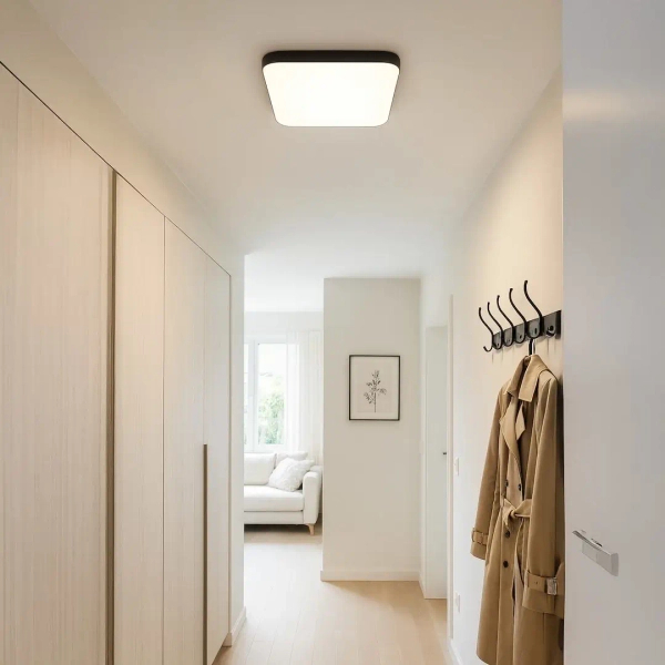 Sufitowy plafon do przedpokoju Nemo ML1836 LED 36W 4000K czarny