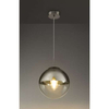 LAMPA wisząca VARUS 15852 Globo szklana OPRAWA zwis kula ball chrom przezroczysta