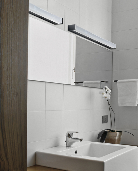 Łazienkowa lampa ścienna Peter LED 24W 3000K metalowa chrom
