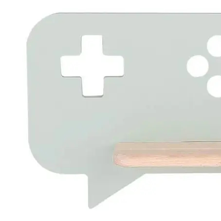 Drewniana lampa ścienna CONSOLE 21-75680 LED 5W 4000K półka miętowa