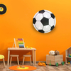 Dziecięca LAMPA sufitowa BALL ML6179 Milagro metalowa OPRAWA piłka nożna LED 18W 4000K plafon biały czarny