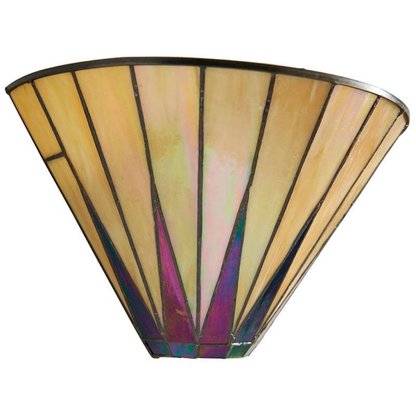 Kinkiet ścienny do salonu Dark star 64046 witraż tiffany kolorowy