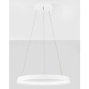 Zwisająca lampa pierścień BATALLAS LE44782 LED 52W 3000K nad łóżko biały