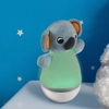 Lampka nocna z funkcją kołysanki KOALA 326782 animals turkus biała