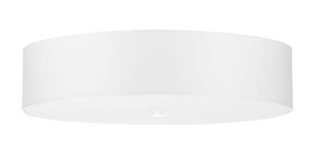 LAMPA plafon SL.0761 okrągła OPRAWA abażurowa sufitowa biała