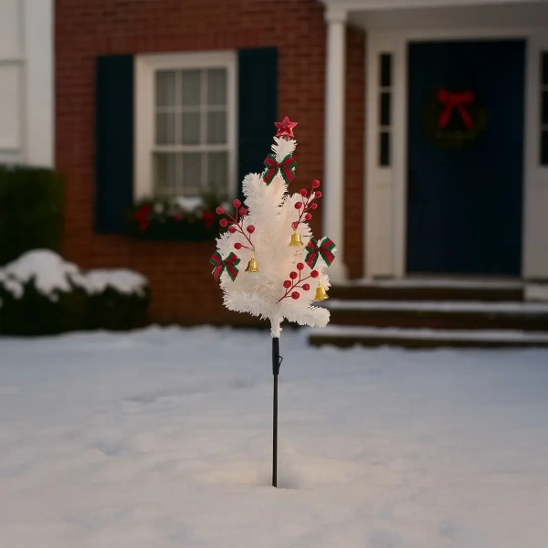 Świąteczna ozdoba choinka ML2408 LED 1W do ogrodu IP44 biały