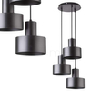 Industrialna LAMPA wisząca RIF 30900 Sigma metalowa OPRAWA zwis kaskada czarna