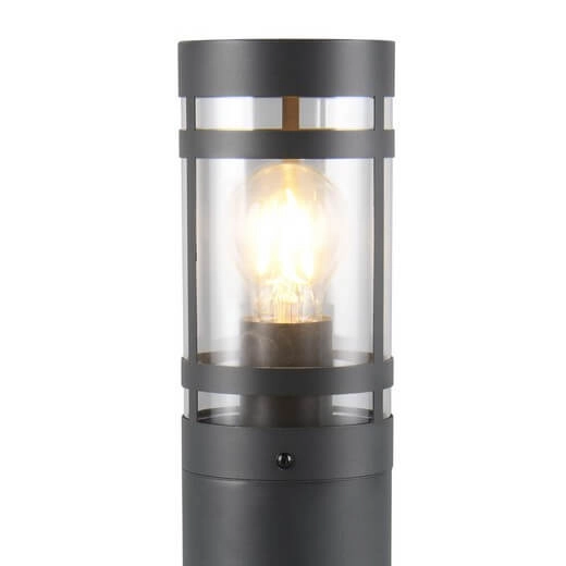 Ogrodowy słupek Paloma R51716142 IP44 tuba metalowy antracyt