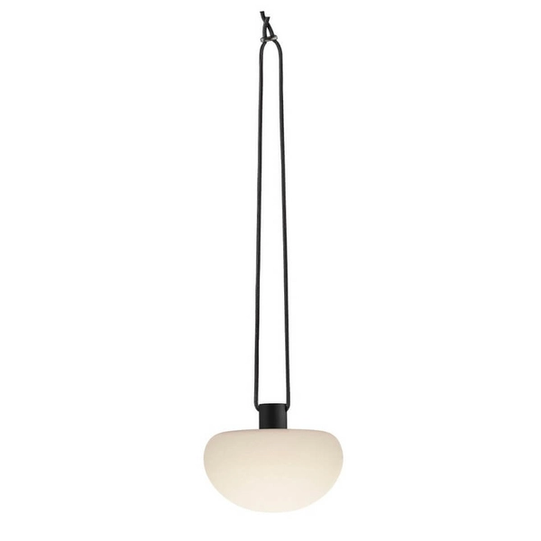 Wisząca lampa zewnętrzna SPONGE 2018103003 ściemnialna IP65 biała czarna