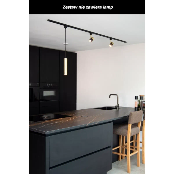 Podstawowy zestaw szynowy Track 09950/00/30 Lucide 1-fazowy czarny