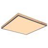 Skandynawska LAMPA sufitowa DORO 416080WD3 Globo ekologiczny plafon LED 36W 3000K do gabinetu drewno
