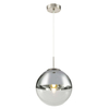 LAMPA wisząca VARUS 15852 Globo szklana OPRAWA zwis kula ball chrom przezroczysta