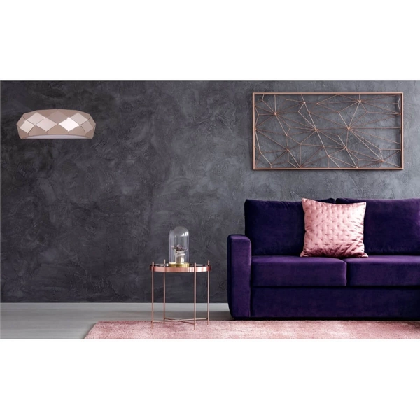 Półokrągła lampa ścienna Reus LP-8069/1W GD Light Prestige złota