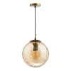 Okrągła wisząca lampa Ripple SP70-RIP8820 kula szampańska brąz
