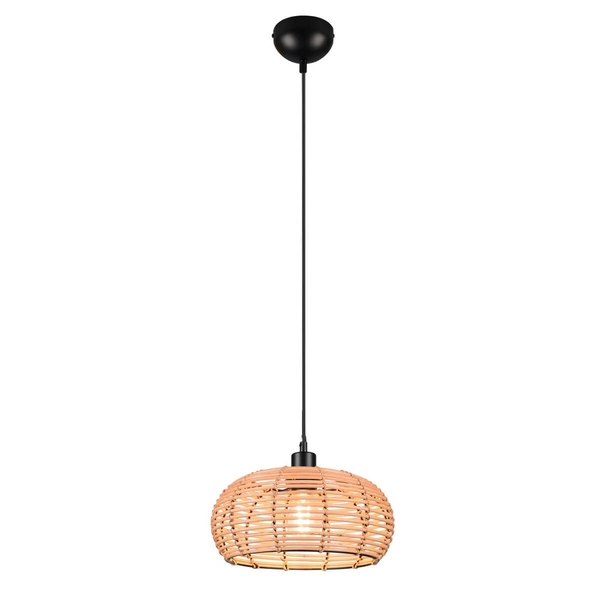 Zawieszana lampa INGA 312200136 Trio koszyk pleciona ratan brązowy