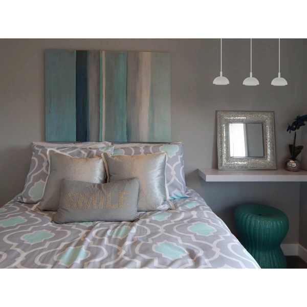 Kuchenna lampa wisząca no.Di 5161 Shilo minimalistyczna biała