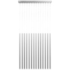 Pokojowa lampa wisząca Louise LED 42W 3000k tuby na listwie chrom