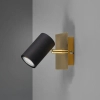 Kinkiet MARLEY 802400180 czarny złoty tuba 1xGU10 ścienny IP20